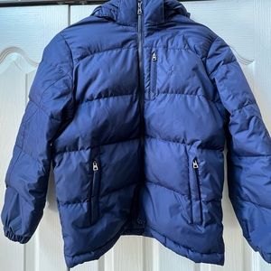 Polo navy blue winter coat. Boys M (10-12)